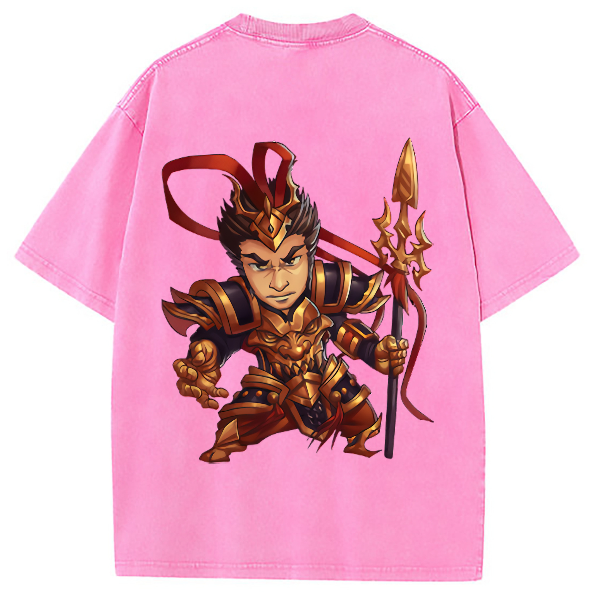（画像用） リーグ・オブ・レジェンド League of Legends LOL 綿100% ヴィンテージ風 半袖Tシャツ（背面プリント）